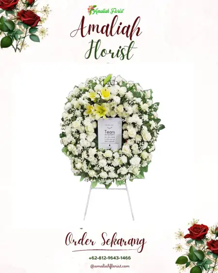 Krans Bunga Duka Jurumudi Baru