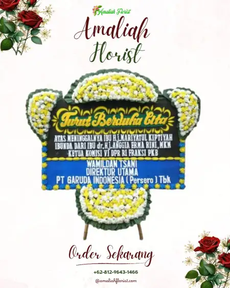 Papan Bunga Duka Jurumudi Baru