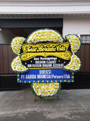Papan Bunga Duka di Jurumudi Baru